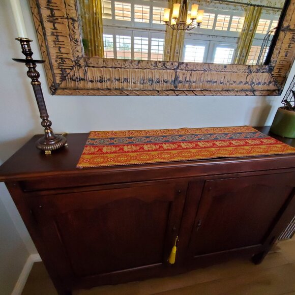 Pierre Deux French Country Woven Tapestry Design Table Runner - New - Picture 2 of 8